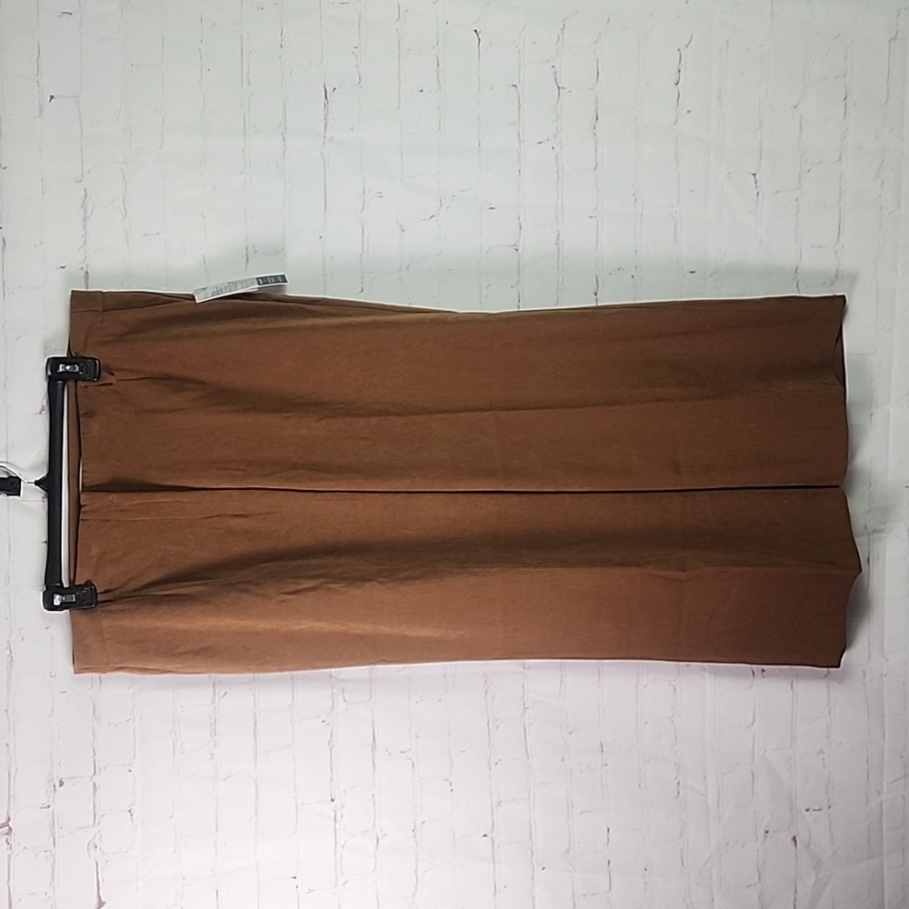 Coldwater Creek P16 Natural Waist Shape Me Brown Straight Leg Pants